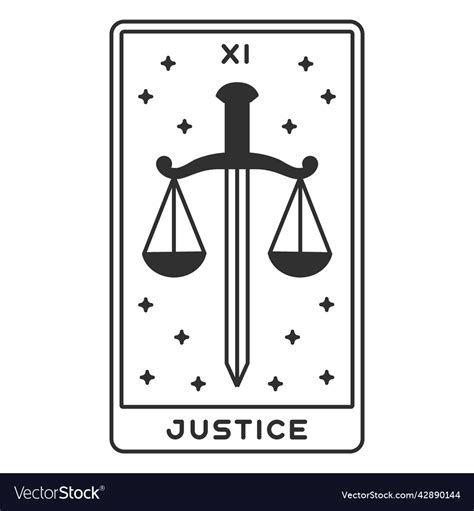 Justice Tarot Card Tattoos