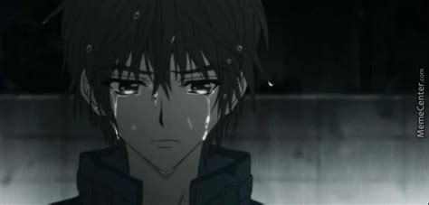 Crying Anime Boy By Mhod Meme Center