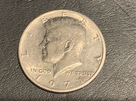 1971 Kennedy Half Dollar No Mint Mark Very Good Condition Ebay