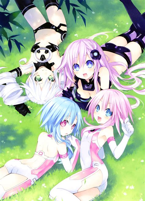 Nepgear Purple Sister Black Sister White Sister Ram And White