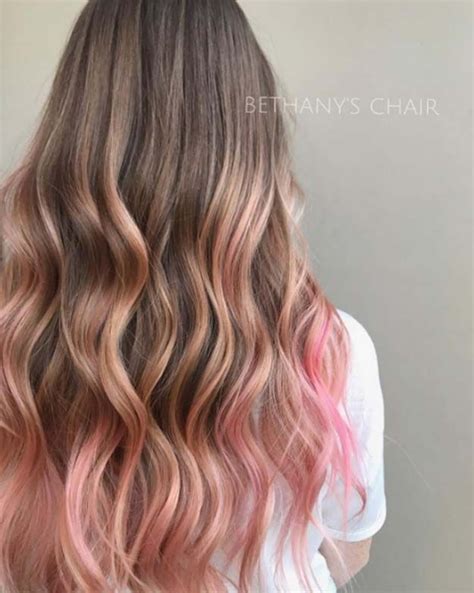 Pink Ombre Hair Dark To Light