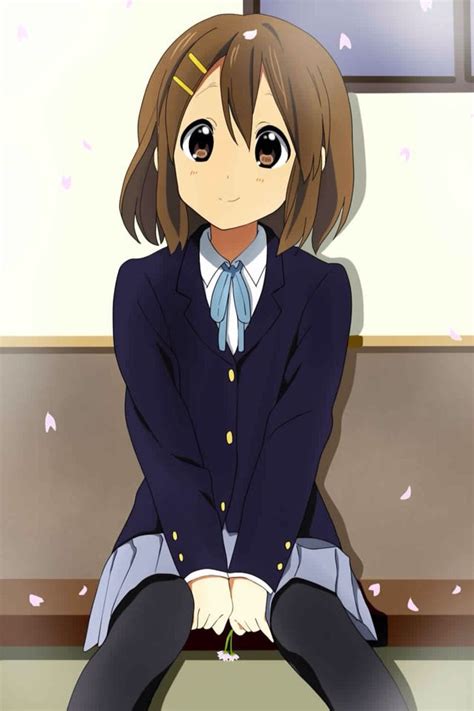 Yui Hirasawa My Favourite Character From K On She Is Absolutely