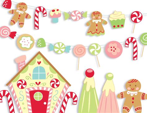 Candy Land Diy Printable Pdf Png Svg Cut And Craft Files Etsy