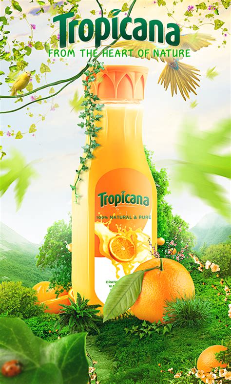 Tropicana Orange Juice Jingle Creative Poster Design Creative