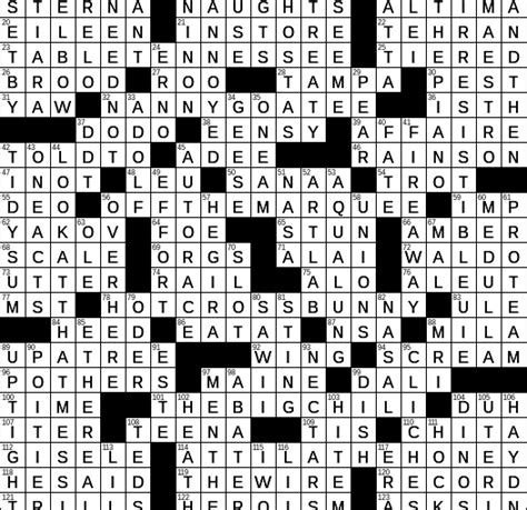 La times crossword 30 jun 21, wednesday. 0312-17 New York Times Crossword Answers 12 Mar 17, Sunday ...