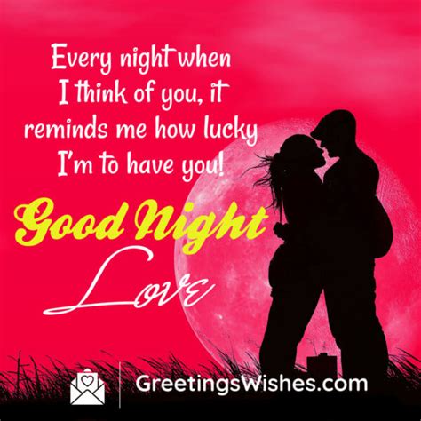 Romantic Good Night Wishes Greetings Wishes