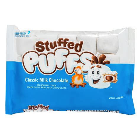 Buy Stuffed Puffs Classic Milk Chocolate Filled Marshmallow 86 Oz
