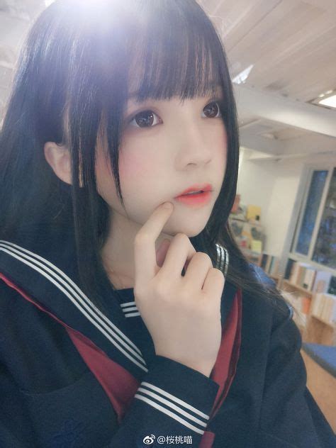 微博 Cherry Neko Cosplay Lindo Cosplay Cute Cosplay Anime School Girl