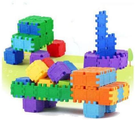 Ps Aakriti Mini Bricks Blocks Toys For Kids Children Colorful Plastic