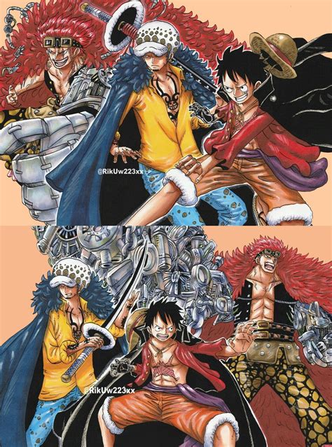 Supernova Trio One Piece Manga One Piece Drawing One