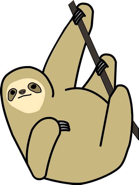 Download Three Toed Clipart At Getdrawings Com Free Sloth Png Image
