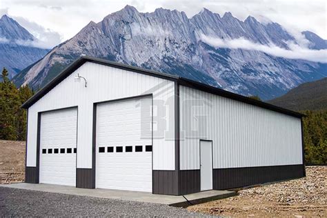 Maverick Metal Garage 24x30x10 Big Buildings Direct Metal Garage Kits