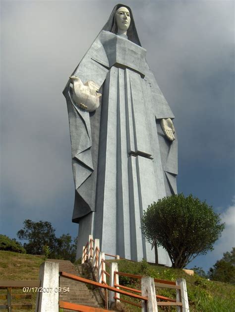 The Virgen De La Paz Monument Is Located Near Trujillo Venezuela At