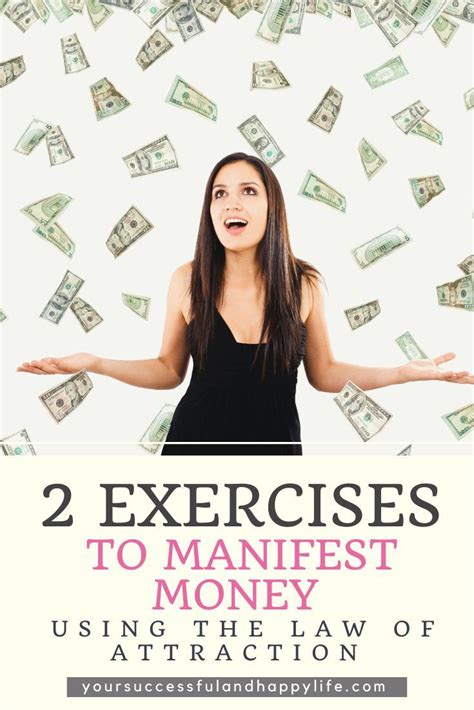 2 Exercises To Manifest Money Manifestation Manifesting Money Law