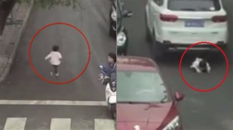 Video Little Girl Miraculously Survives After Being Run Over By Car In