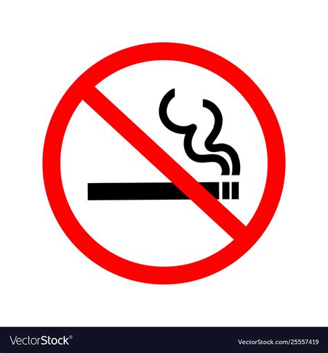 No Smoking Symbol Signs