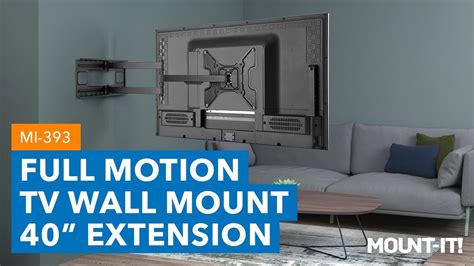 Full Motion Tv Wall Mount With 40 Inch Extension Mi 393 Features