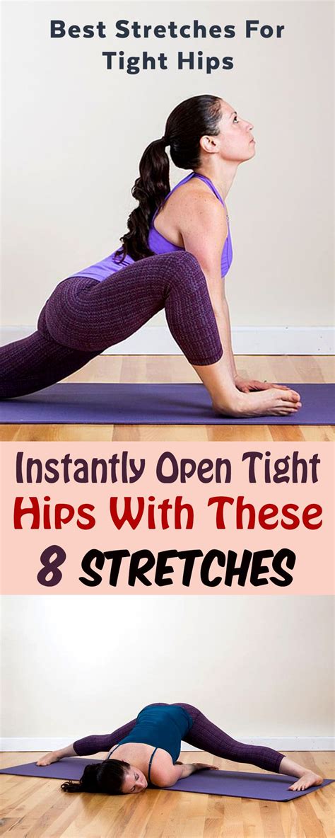 Instantly Open Tight Hips With These Stretches Hip Flexor Stretch Hip Flexor Exercises Hip