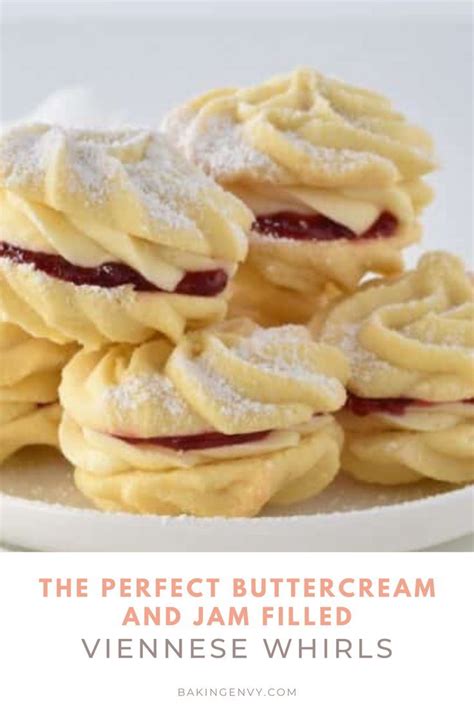 Viennese Cookies Viennese Biscuits Viennese Whirls Buttery Cookies Easy Cookies Yummy