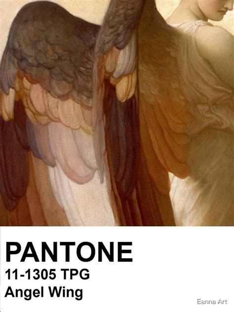 Pantone Angel Wing Color Swatch Sticker For Sale By PeripheralWorld