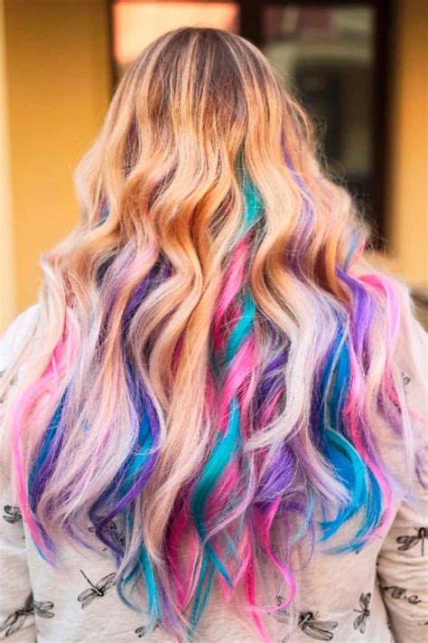 40 Refreshing Peekaboo Hair Ideas Spice Up Your Color And Keep It