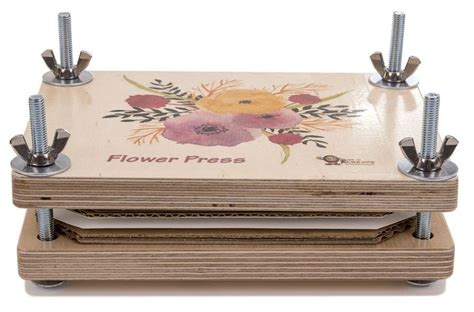 flower press deluxe wooden kit best quality will not bend etsy flores prensadas quejas