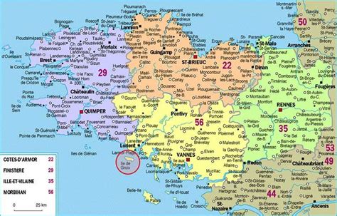 Carte De Bretagne Géographie Arts Et Voyages Carte Bretagne
