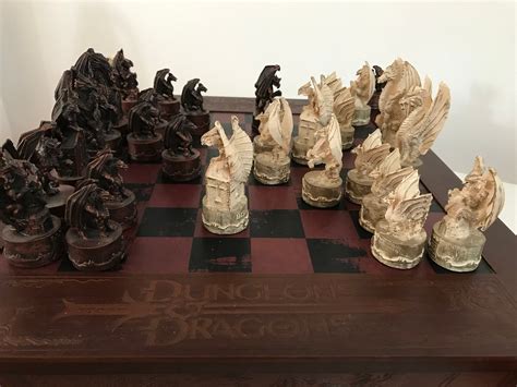 Dungeons And Dragons Chess Set Limited Edition Etsy