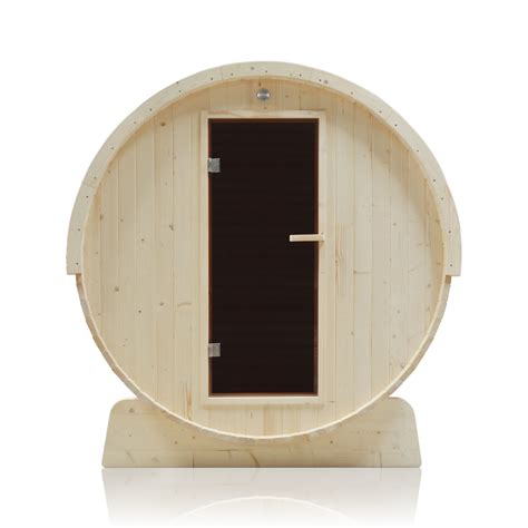 Outdoor And Indoor White Pine Wood Barrel Sauna 4 Person Ul