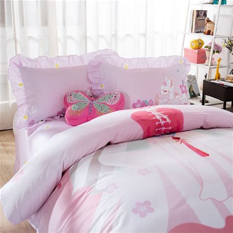Disney princess girl's bedding set with free worldwide shipping from bed linen online. Pink Princess Themed Teen Kids Bedding Set ZGF | EBeddingSets