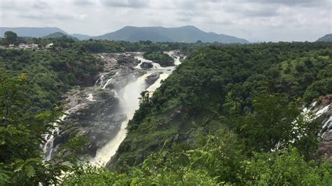 Shivanasamudra Water Fall Karnataka Youtube