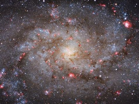 The Center Of Messier 33 The Triangulum Galaxy 3 Million Light Years