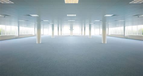 Empty Office Spaces Using Filters And Adjustment Layers To Create An
