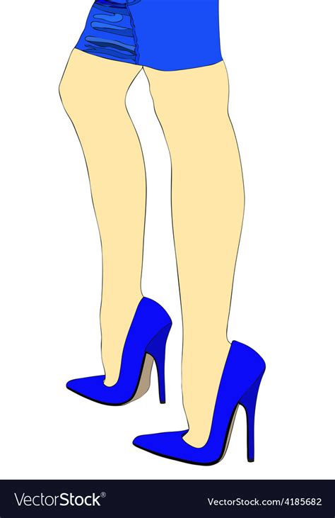 Sexy Legs And Sexy Shoes Royalty Free Vector Image