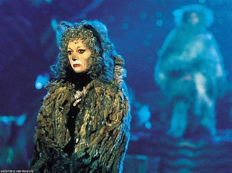 There's a man over there with a look of surprise. Meet Grizabella