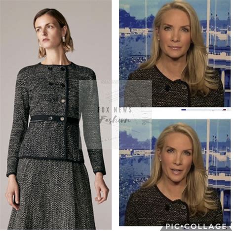 Dana Perinos Tweed Double Breasted Jacket Worn On The Daily Briefing