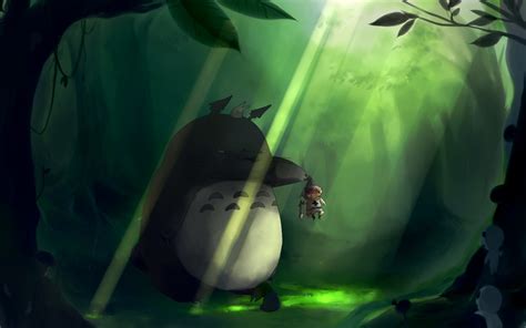 Totoro Kodama Forest Wallpapers Hd Desktop And Mobile Backgrounds