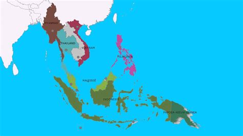 Topografie Landen en hoofdsteden van Zuid-Oost-Azië - YouTube