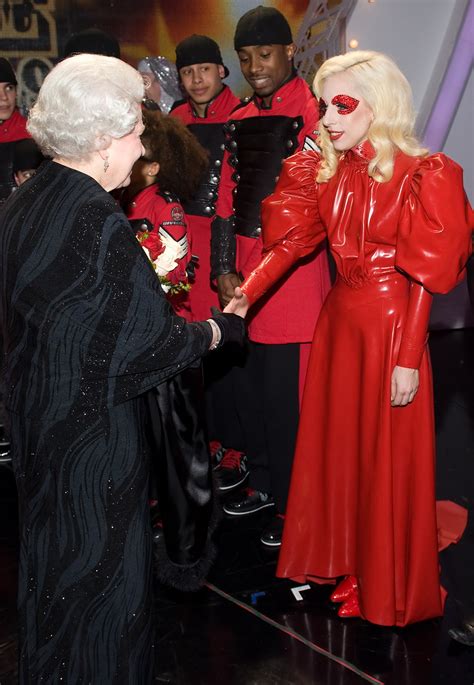 Lady Gaga Meets The Queen Photos Huffpost
