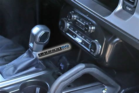 Spied 2021 Bronco Interior Full Look Dash Screen Console 4wd