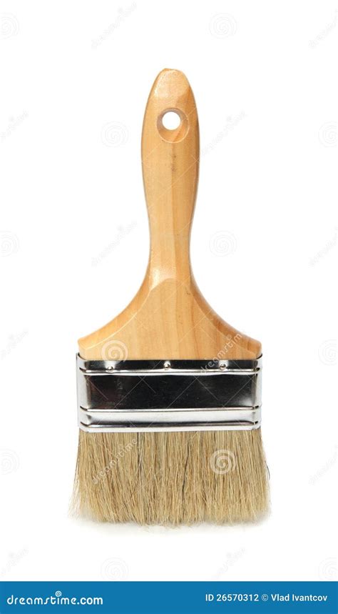 Wooden Brush For Paint Stock Photo Image Of Background 26570312