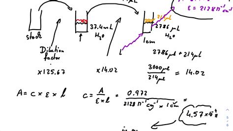 Oct 18, 2020 · using the dilution equation, we have. Calculating the concentration of a stock solution with ...