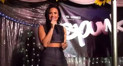 Demi Lovato Dances With Male Strippers Gets Dangerously Close To