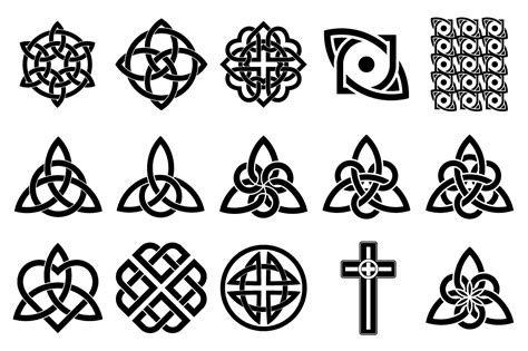 Celtic Knot Style Symbols 512795 Decorations Design Bundles