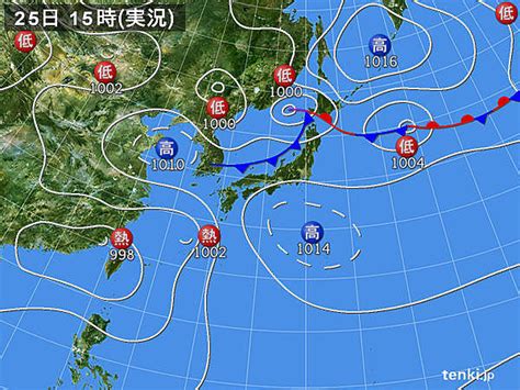 過去の実況天気図(2018年08月25日) - 日本気象協会 tenki.jp