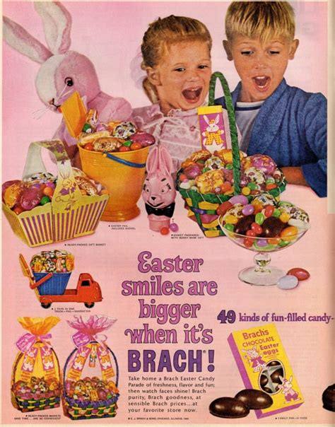 How Much Did You Love This Brachs Easter Candy From The 60s Bunnies Chicks Chocolate Eggs