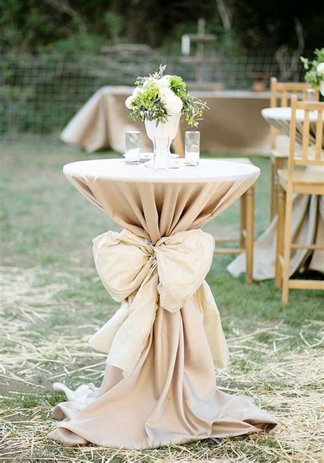 Incredible Ideas To Decorate Wedding Cocktail Tables