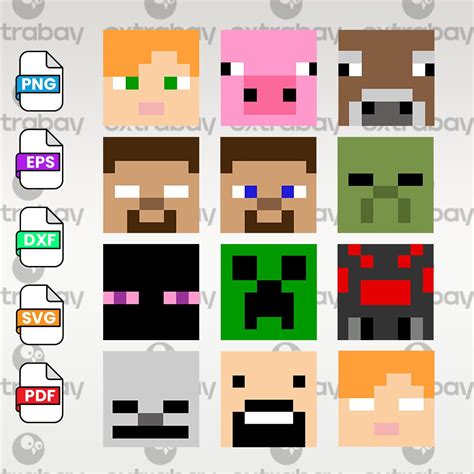 Minecraft Svg Minecraft Png File Minecraft Pdf Minecraft Sticker