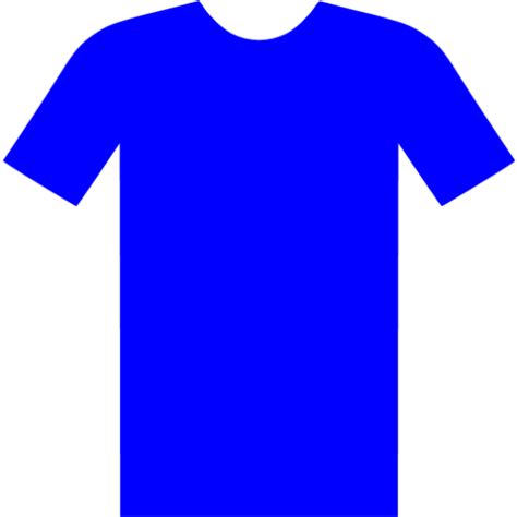 Blue T Shirt Icon Free Blue Clothes Icons