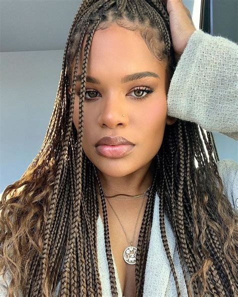 Box Braids With Curly Ends Braids Curly And Box Braids